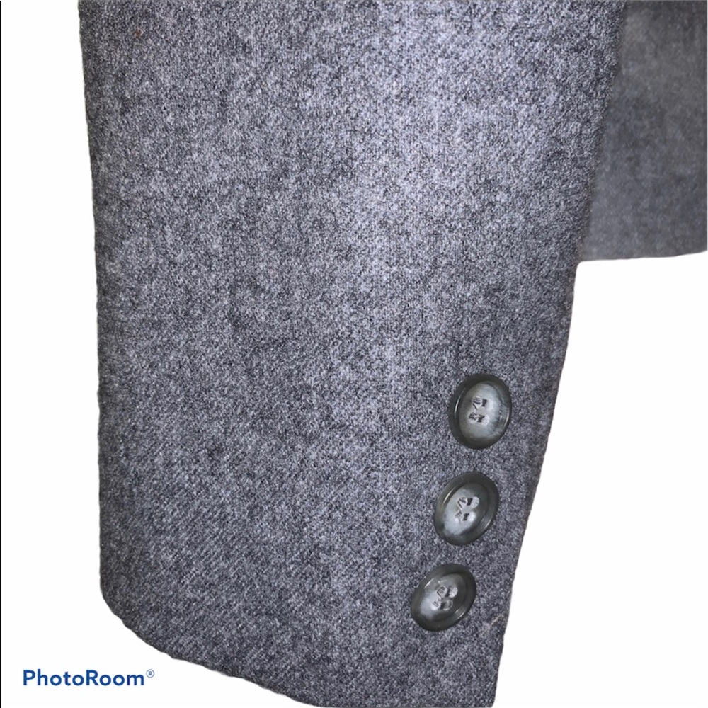 Pendleton Classic Gray 100% Wool Blazer Size 6 - image 7